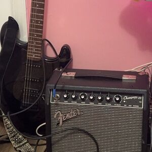 Guitar, amp, cord, pics, = 1,200